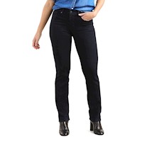 Jeans Mujer Levi's 314 Shaping Straight - Soft Black